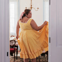 JessaKae Daze Dress - Yellow Gingham