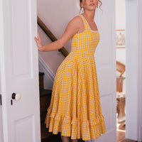 JessaKae Daze Dress - Yellow Gingham