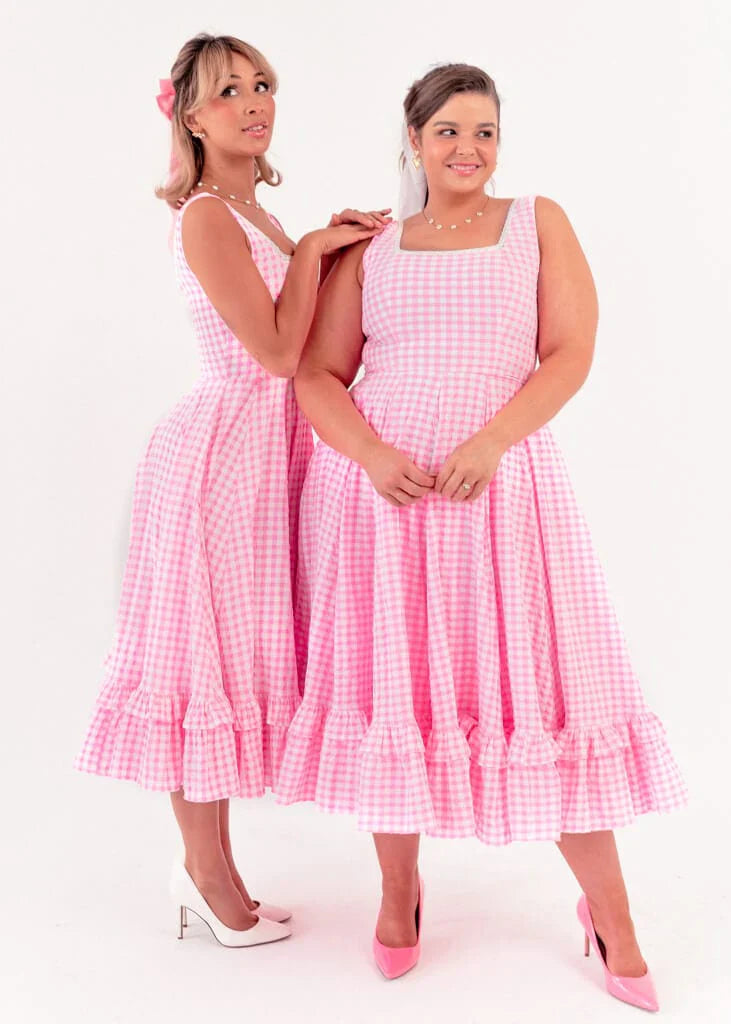 JessaKae Daze Dress - Pink Gingham