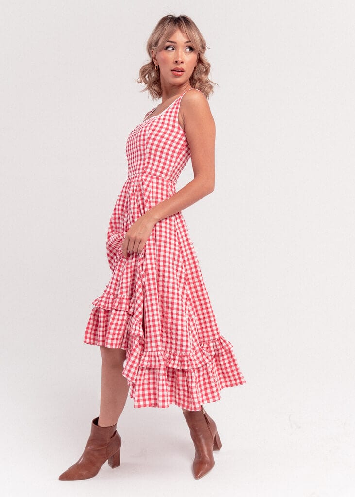 JessaKae Daze Dress - Red Gingham