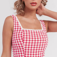 JessaKae Daze Dress - Red Gingham