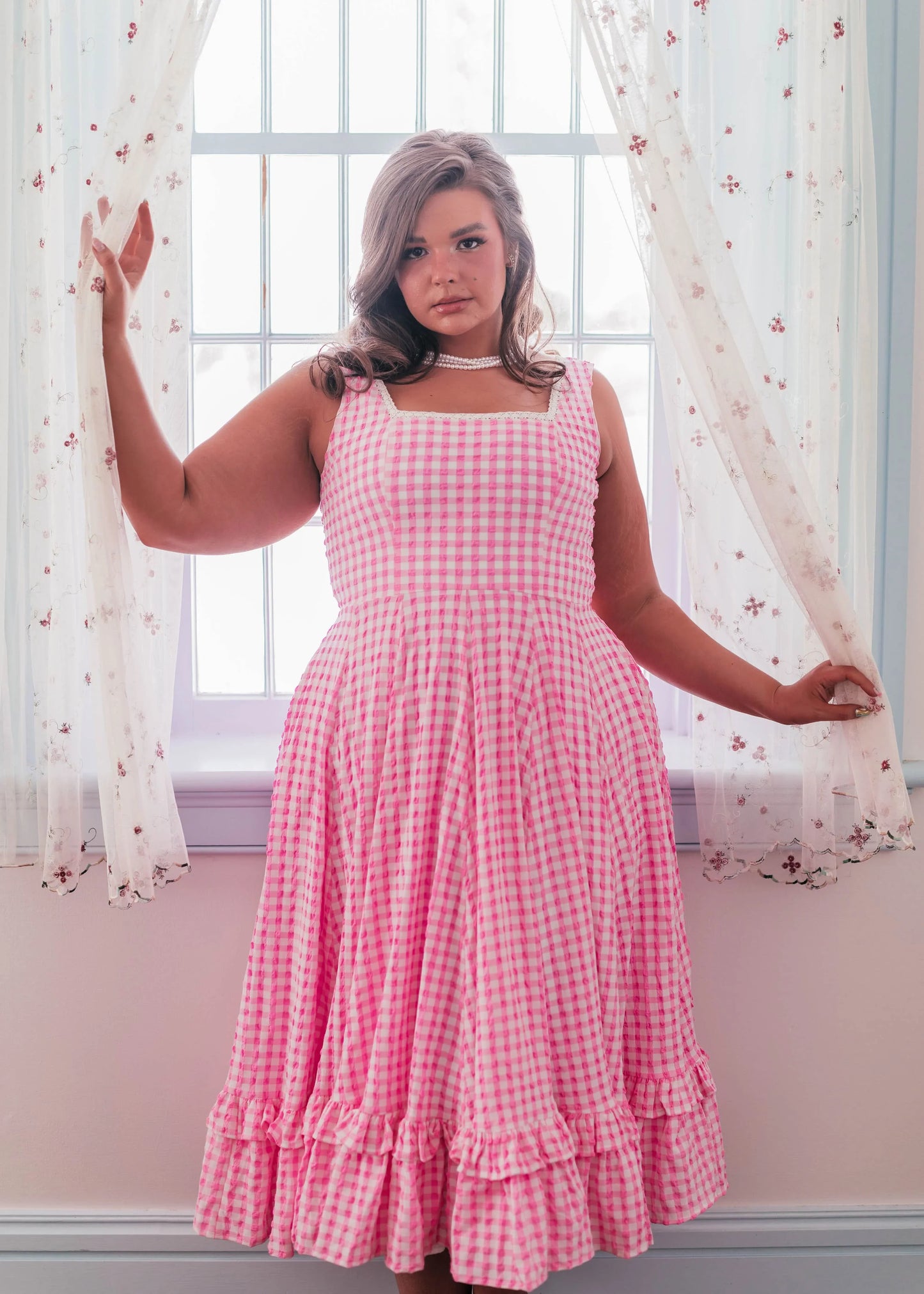 JessaKae Daze Dress - Pink Gingham