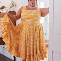 JessaKae Daze Dress - Yellow Gingham