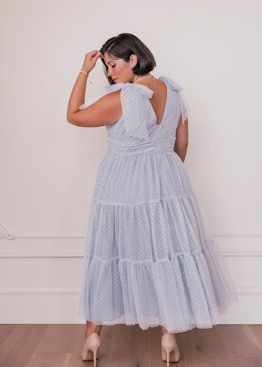 JessaKae Jeanne Dress - Dusty Blue