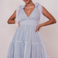 JessaKae Jeanne Dress - Dusty Blue