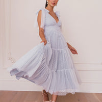 JessaKae Jeanne Dress - Dusty Blue