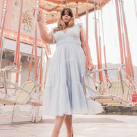 JessaKae Jeanne Dress - Dusty Blue