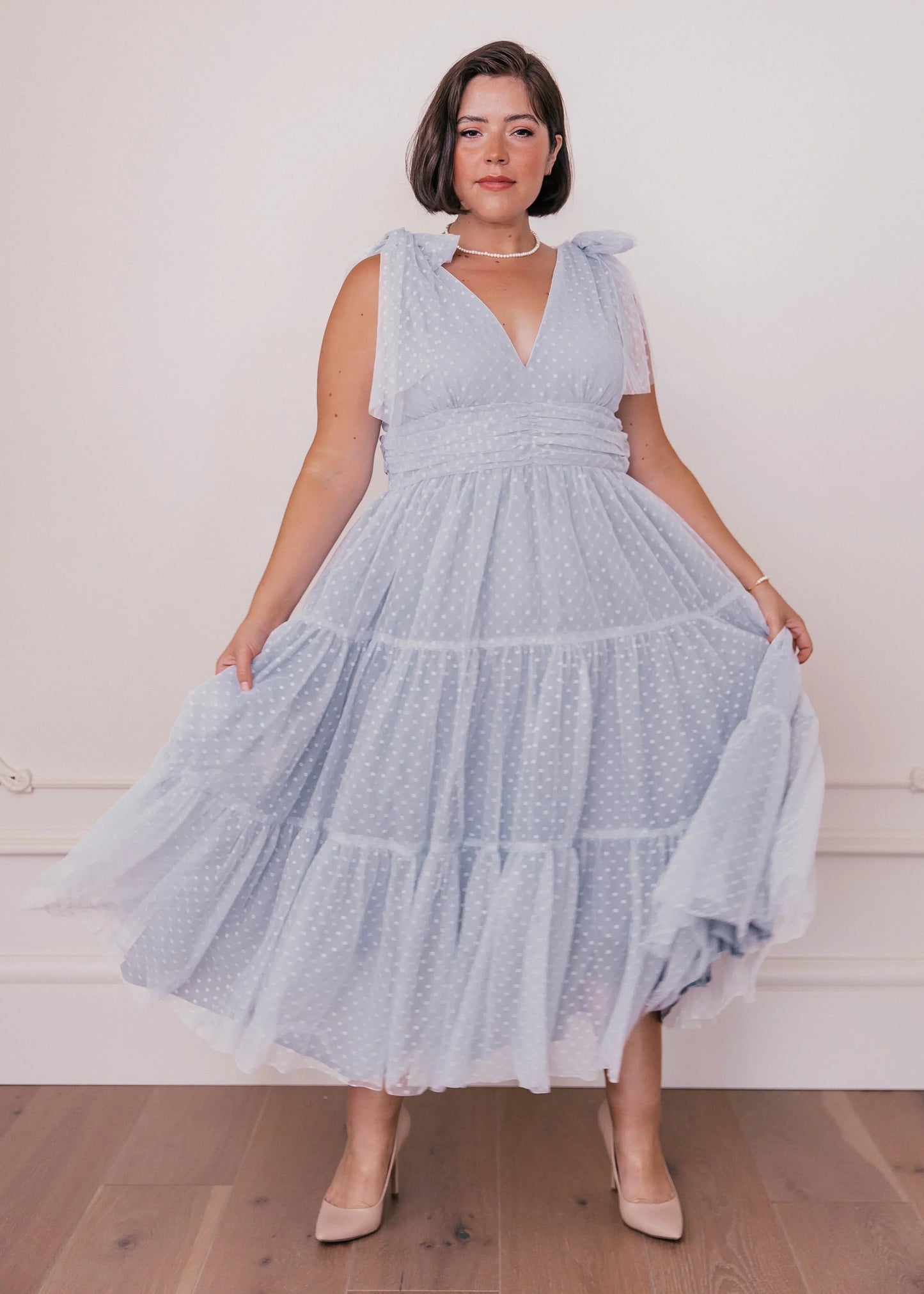 JessaKae Jeanne Dress - Dusty Blue