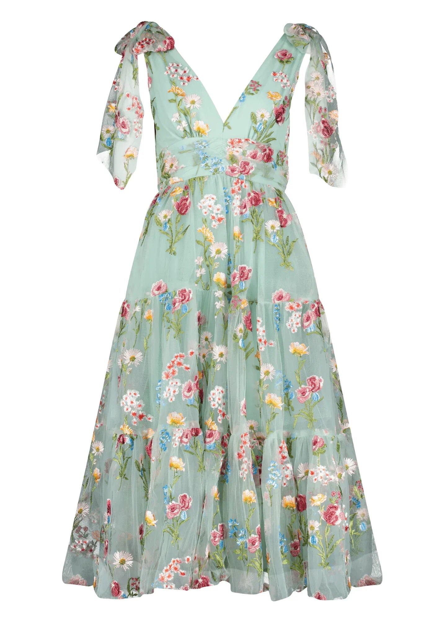 JessaKae Margaret Midi Dress - Celadon Green