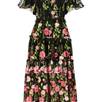 JessaKae Rose Dress - Black