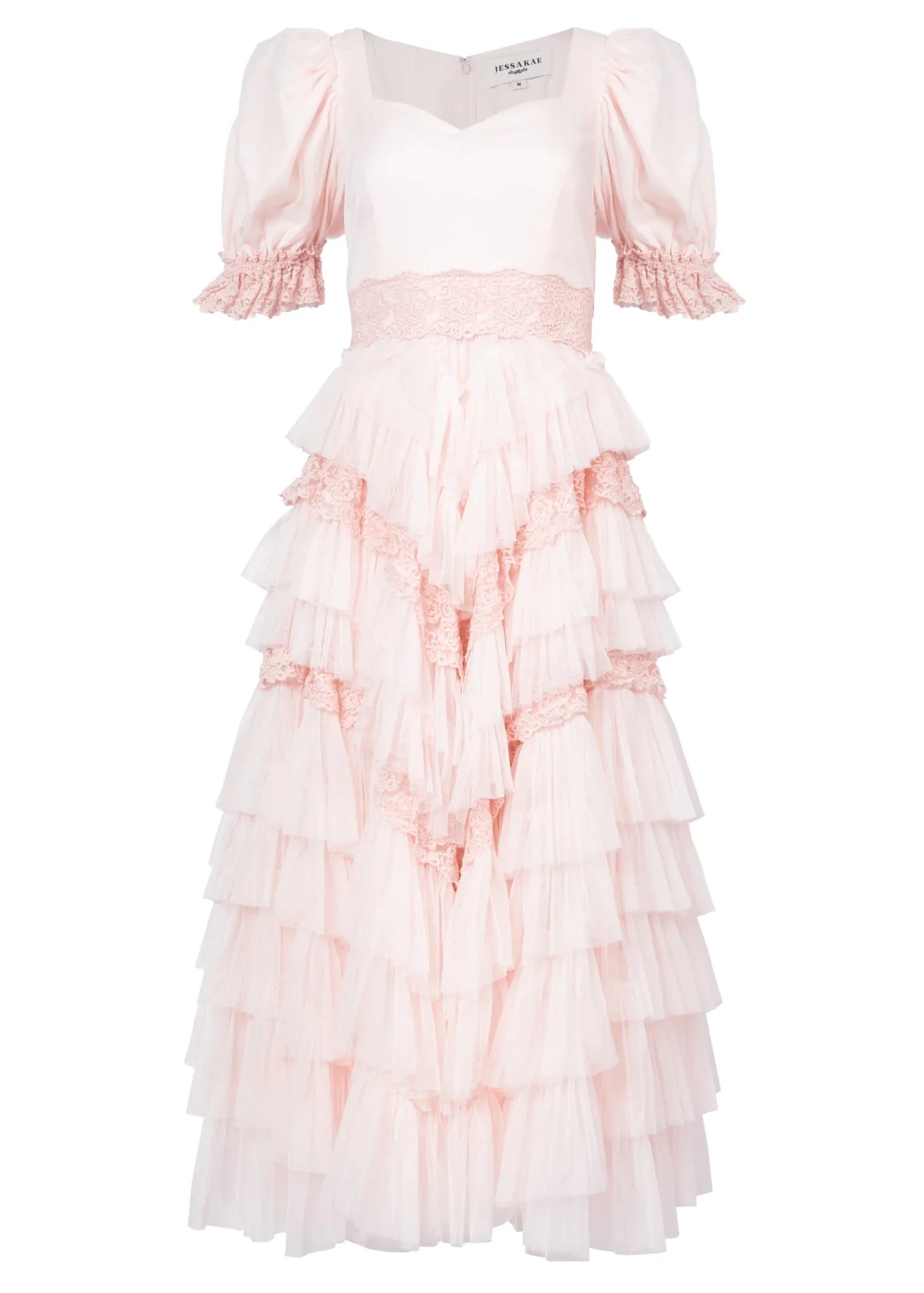 JessaKae Thumbelina Dress - Pink Lace