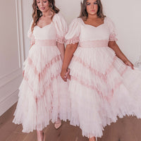 JessaKae Thumbelina Dress - Pink Lace