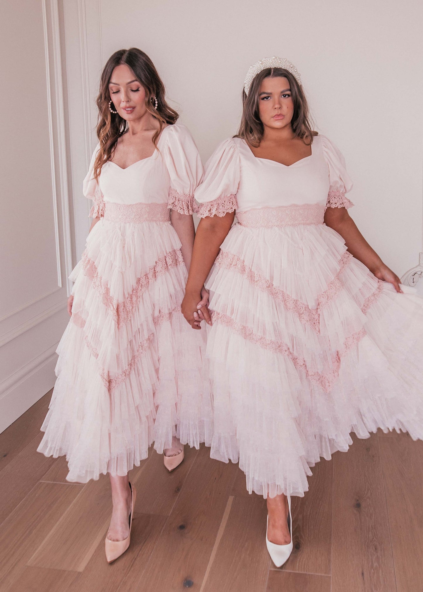 JessaKae Thumbelina Dress - Pink Lace