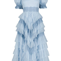 JessaKae Thumbelina Dress - Blue Lace