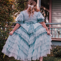 JessaKae Thumbelina Dress - Blue Lace