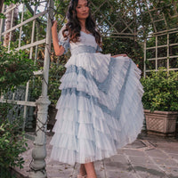 JessaKae Thumbelina Dress - Blue Lace