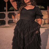 JessaKae Thumbelina Dress - Black Lace