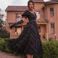 JessaKae Thumbelina Dress - Black Lace