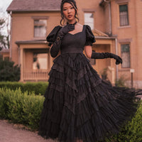 JessaKae Thumbelina Dress - Black Lace