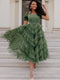 JessaKae Thumbelina Dress - Green Lace