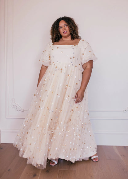 JessaKae Wendy Dress - Cream Star