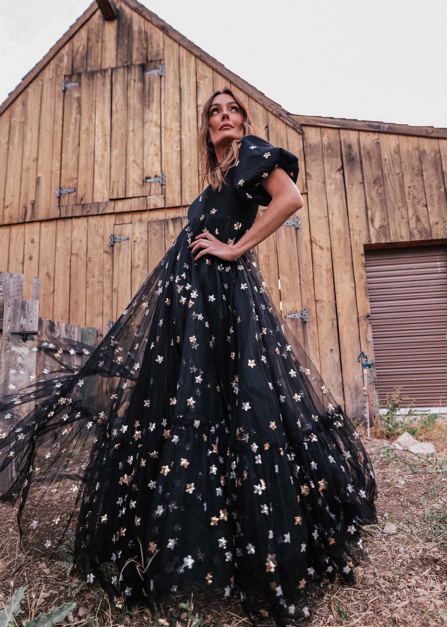 JessaKae Wendy Dress - Black Star