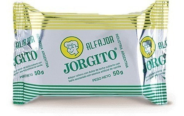 Pampa Direct Alfajor Jorgito Glaseado Dulce de Leche w/ Sugar Coating, 50 g / 1.76 oz (pack of 12)