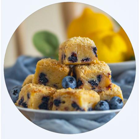 Dorothy Lane Killer Brownie Lemon Blueberry Blonde Bites - 8 Count (x3)