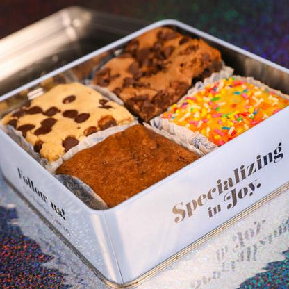 Dorothy Lane Killer Brownie Party Favorites Gift Tin - 4 Count