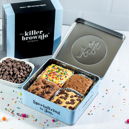 Dorothy Lane Killer Brownie Party Favorites Gift Tin - 4 Count
