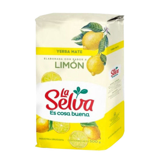 Pampa Direct La Selva Yerba Mate with Lemon Flavor, 500 g / 17.63 oz