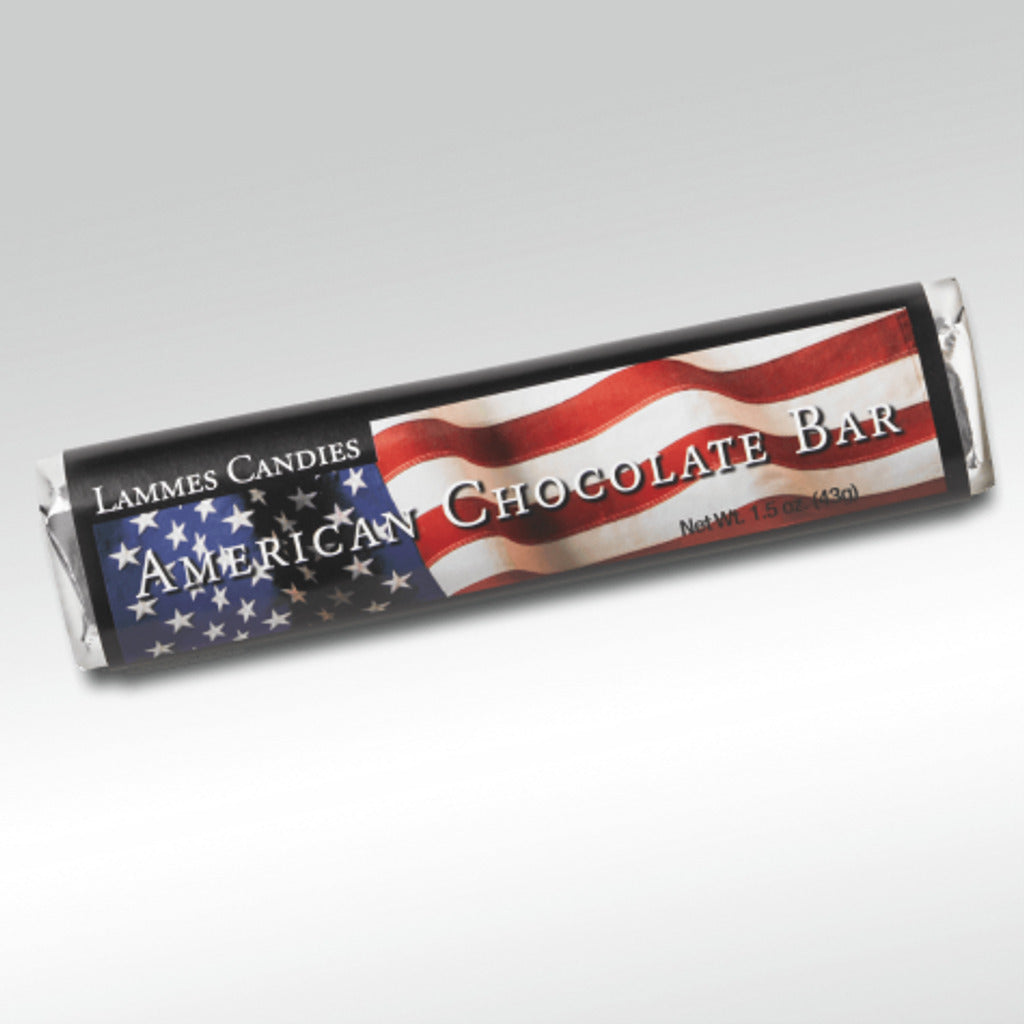 Lammes Candies American Flag Chocolate Bars