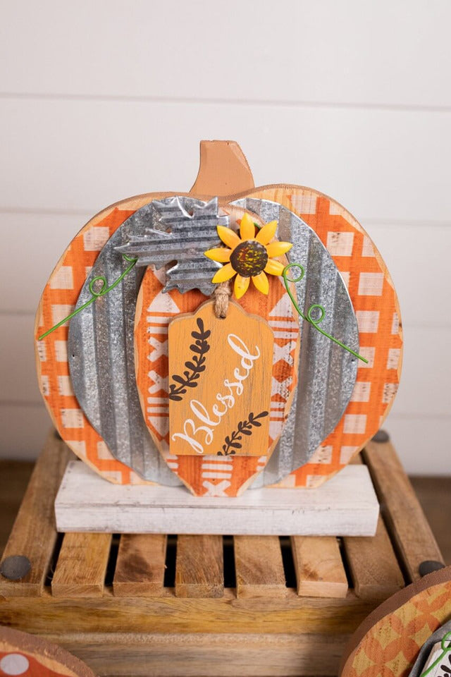 Decorator's Warehouse Layered Pumpkin Decor