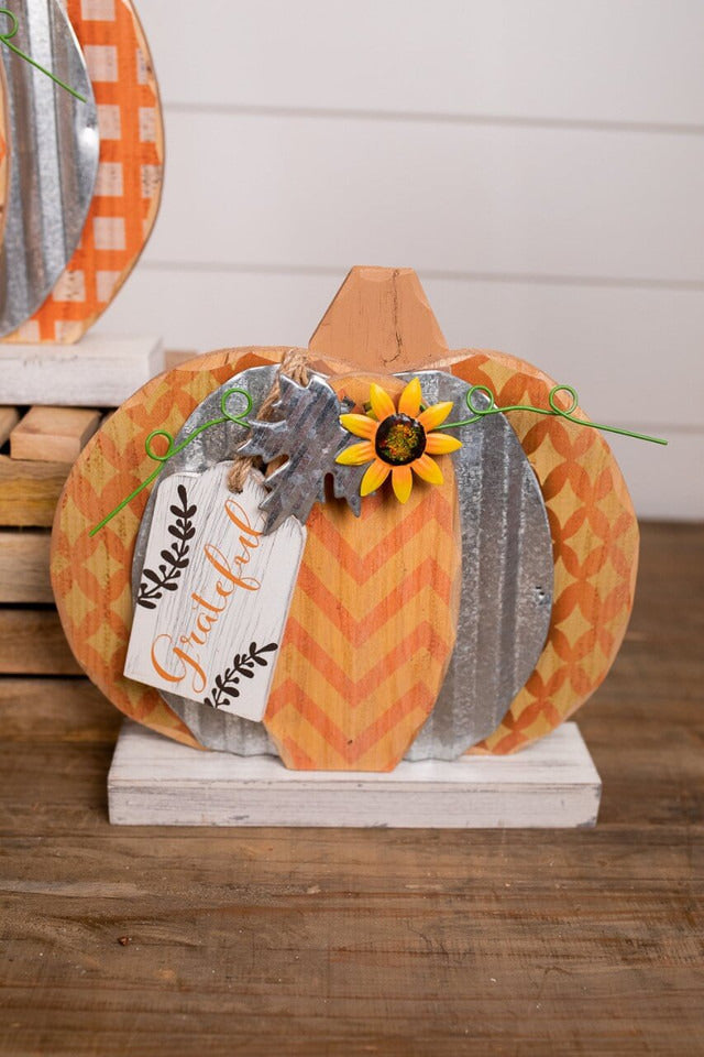 Decorator's Warehouse Layered Pumpkin Decor