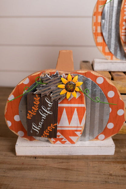 Decorator's Warehouse Layered Pumpkin Decor