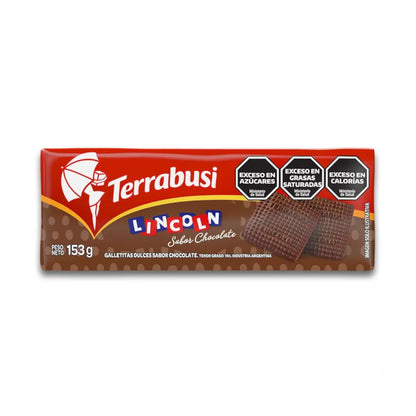 Pampa Direct Lincoln Terrabusi Sweet Cookies Chocolate Flavor, 153 g / 5.4 oz (pack of 3)