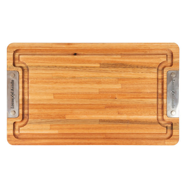 Pampa Direct Locos x El Asado Premium Large Eucalyptus Platter Board, 35 cm x 60 cm / 13.77" x 23.62"