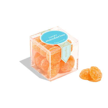 Sugarfina Lucky Mandarins Small Candy Cube (x4)