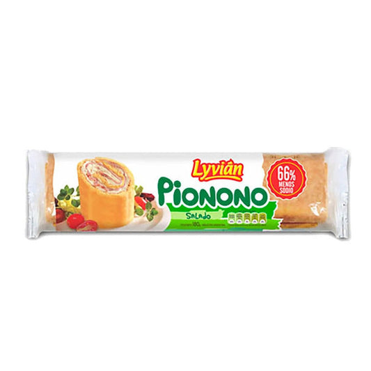 Pampa Direct Lyvián Savory Pionono Roll - Argentine Delight Ideal for Salty Cravings Pionono Salado Wholesale Bulk Box, 180 g / 6.34 oz (box of 35)