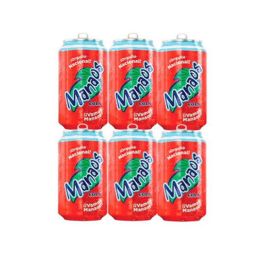 Pampa Direct Manaos Cola Soda in Can, 354 cc / 11.97 fl oz (Sixpack)