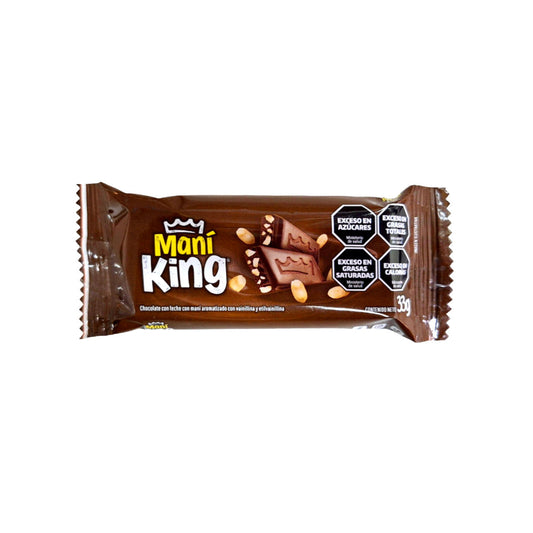 Pampa Direct Maní King Milk Chocolate with Peanuts Delicious Snack Pack, 33 g / 1.16 oz (box of 15)