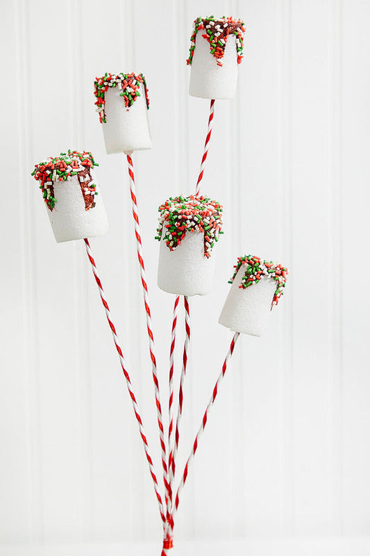 Decorator's Warehouse 20” Chocolate Dipped Marshmallow Pick