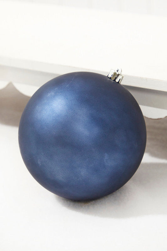 Decorator's Warehouse Matte Night Blue Shatterproof Ornament - 14cm Diameter
