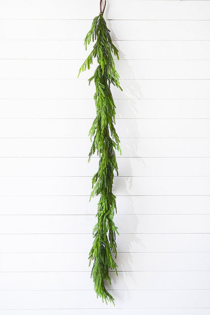 Decorator's Warehouse 72” Real Touch Norfolk Pine Garland