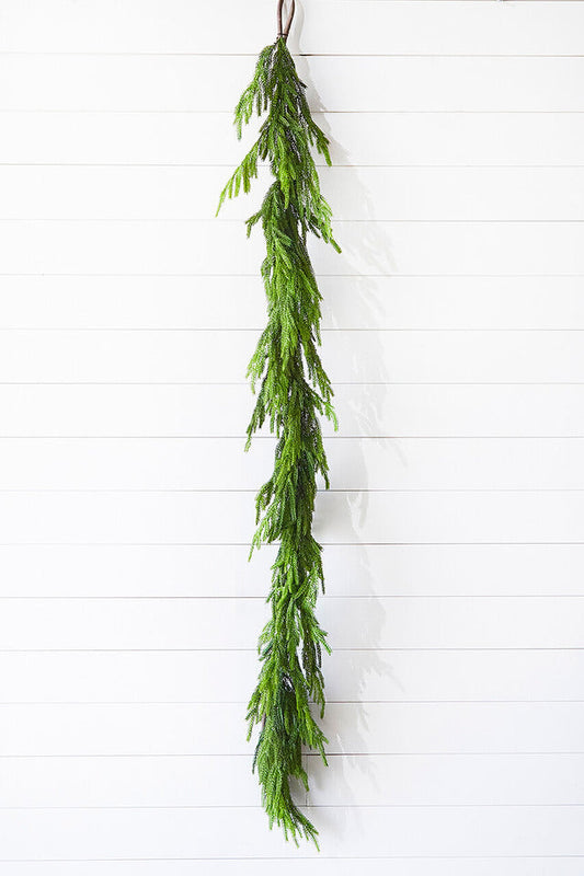 Decorator's Warehouse 72” Real Touch Norfolk Pine Garland
