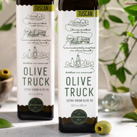 Dorothy Lane Olive Truck Tuscan Blend Extra Virgin Olive Oil - One 500 ml bottle