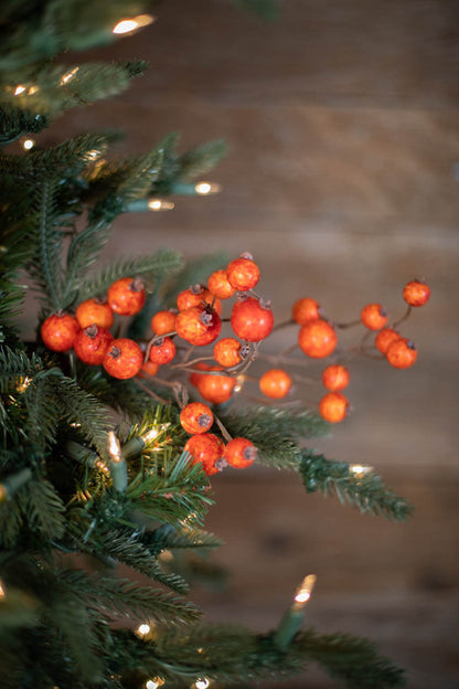 Decorator's Warehouse 17” Fall Orange Crabapple Pick