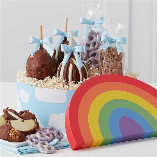 Mrs Prindables Over the Rainbow Caramel Apple Gift Set