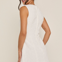 Francesca's Hallie Embellished Hem Mini Dress