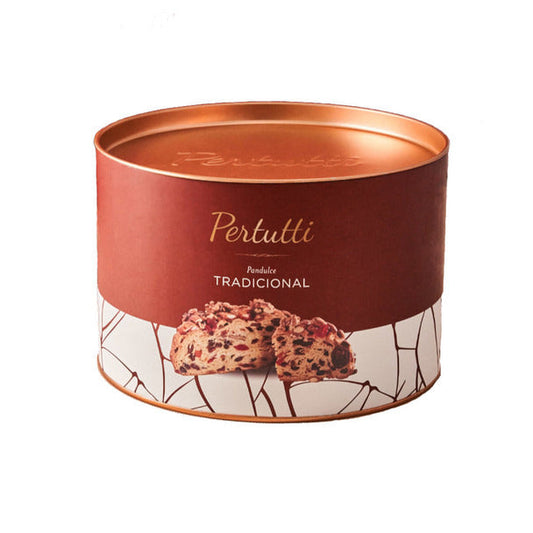Pampa Direct Pertutti Traditional Tin-Baked Artisanal Fruit & Nut Panettone Pan Dulce Tradicional en Lata